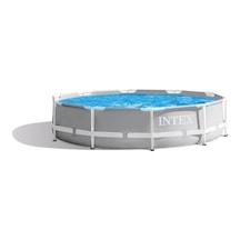 Intex 3.05X76cm Prism Frame Premium Pool - Bahçe Yuvarlak Havuz Çok Renkli