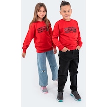 Slazenger DUNA IN Çocuk  Kırmızı Sweatshirt