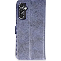 Newface Samsung Galaxy M34 5g Kılıf Trend S Plus Kapaklı Kılıf - Lacivert