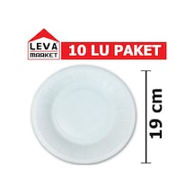 Leva Köpük Tabak 19 CM 10'lu Paket