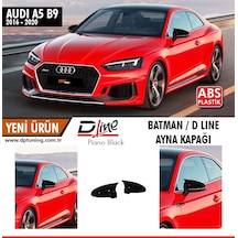 Audi A5 B9 Batman Yarasa Ayna Kapağı Piano Black / 2016 - 2020