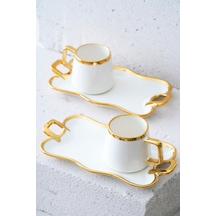 Acar Wisper 2 Kişilik Kahve Fincanı Takımı - 90 Ml Gold
