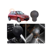 Peugeot 306 Manuel Uyumlu Vites Kılıfı Masajlı Mat Siyah