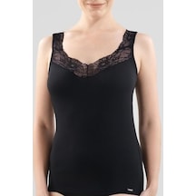 Blackspade 1343 Bayan Comfort Dantelli Siyah Atlet
