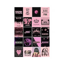 Kpop-blackpink A5 Boy Çoklu 20 'lı Sticker Seti Diğer