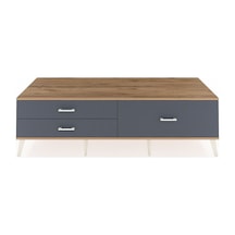 Kronos Tv Ünitesi 3 Çekmeceli 176x59x51 Çam-çam/antrasit Atlas Çam/antrasıt