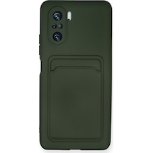 Mi 11i Kılıf Kelvin Kartvizitli Silikon - Koyu Yeşil Bzsxx00 1