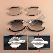 Toyota Corolla Uyumlu 2007-2012 Kapı Kolu Tası Krom 4 Parça