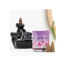 Aromatika Lotus Aromalı Backflow Geri Akış Konik Tütsü