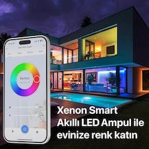 Xenon Smart Akıllı Wi-fi Led Akıllı Rgb Ampul Mobil Uygulama Denetimli Google Home Ve Alexa Uyumlu Çok Renkli Lamba 1 Adet X7021 Sku: Smg8690010176455 Açık Kahverengi