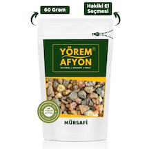 Yörem Afyon Doğanın Arındırıcı Şifa Reçinesi El Seçmesi Mürsafi Sakızı, Sarı Sakız, Commiphora Myrrha 60gr.