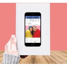 Fotoğraf Baskılı Facebook Temalı Deri Kaplı Defter-030