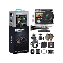 Akaso Brave 4 4k 20mp Wifi Aksiyon Kamerası Ultra Hd With Eıs 30m Underwater Su Geçirmez - Uzak Diğer