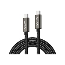 Livx Ultra Usb C To Usb C Kablo 240w Pd 3.1 Hızlı Şarj, 20gbps Veri Transferi, 4k 60hz Görüntü Belirtilmemiş
