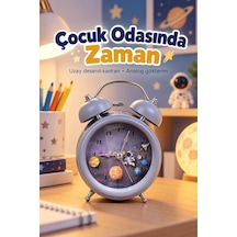 Ers Çift Çanlı Analog Çalar Saat Dekoratif Masa Saati Çok Renkli 02548681