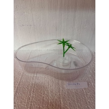 Kaplumbağa Bahçesi Armut 30x22x8h Şeffaf