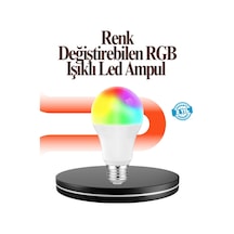 Mey İthalat Renk Değiştiren Rgb Led Ampul 16 Renk Uzaktan Kumandalı 2025 Model