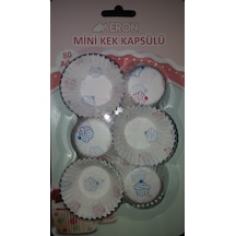 Mini Kek Kapsülü Kalıbı 80 Adet
