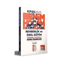 2023 KPSS Eğitim Bilimleri Rehberlik ve Özel Eğitim Tamamı Çözümlü Soru Bankası- Benim Hocam Yayınları