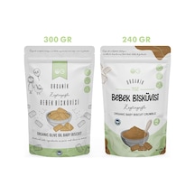 Organik Bebek Bisküvisi Ve Bisküvi Tozu Seti