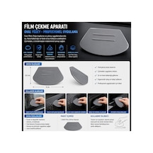 Oval Film Çekme Aparatı Profesyonel Cam Film Raklesi, Folyo Uygulama Aparatı, Su Sıyırma Ve Kabarcık Giderici - 883760070