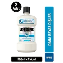 Listerine Advanced White Hafif Tat Ağız Bakım Suyu 2 x 500ML