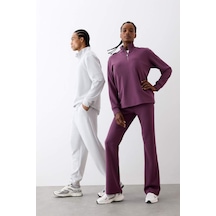 Defacto Defactofit Flare Fit İspanyol Paça Standart Boy Modal Sporcu Eşofman Altı E8957ax25aubr492 Bordo