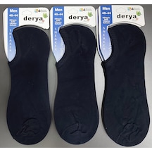 Derya Erkek Bambu Sneaker Çorap 12 Adet Lacivert