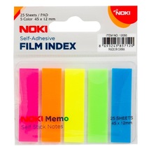 Noki Memo Film Index Yapışkanlı 5 Renkli Ayraç 45X12 Mm 12050