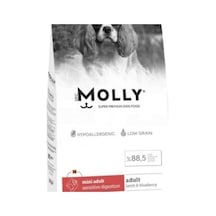 Molly Mini Adult Kuzu Etli Yaban Mersinli Yetişkin Köpek Maması 2 KG
