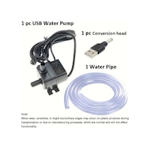 Oldfriend 3 Parçalı Usb Akvaryum Pompası Seti 5ft Hortum 240l/s Fıskiye