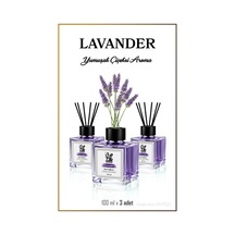 3'lü Lavanta Çubuklu Oda Kokusu 100 Ml Fresh