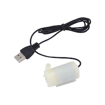 Usb Girişli Mini Dalgıç Dik Su Pompası Ip68 Saatte 80-120 Litre