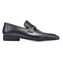 Siyah Loafer Klasik Erkek Ayakkabı -7095-