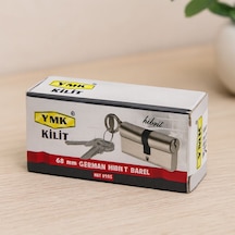 Tedar 68 Mm Hibrit Silindir Barel - Nikel Saten, 3 Anahtar Najmaddin