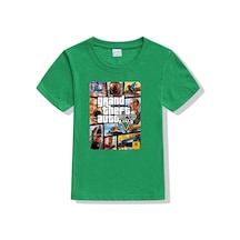 Yeşil Yaz Çocuk Erkek Kız T Gömlek 1 Gta T-shirt Gta Street Fight Uzun Gta 5 Giysileri İle