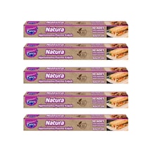 Parex 1909405-5 Natura Ağartılmamış Hazır Pişirme Kağıdı 10'lu X 5 Adet Çok Renkli