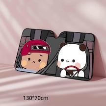 Goldenqian Panda Ayı B-bubu-dudu Araba Güneşliği Cam Araba Pencere Ön Cam Kapak Güneş Gölge Otomatik Visor Araba Aksesuarları Z3