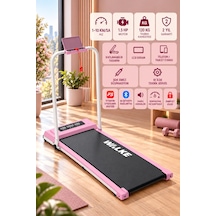 Walke W-fit Plus Koşu Bandı Pembe Dahili Hoparlörlü Hız Kontrollü Uygulamalı