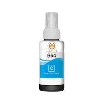 Drl Premium T664 %100 Uyumlu Mavi Cyan Uyumlu Mürekkep
