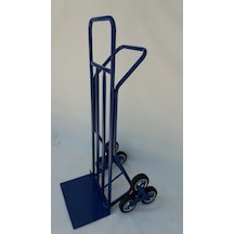 Merdiven İner-çıkar Koli Taşıma Arabası Çift Kollu 400kg