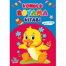 Konulu Boyama Kitabı - Mavi Kitap- Sancak Çocuk