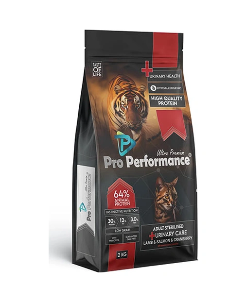 Pro Performance Low Grain Adult Cat Sterilised Lamb Shirimp Salmon 2 Kg. 124-10007.02 Pro Performance Low Grain Adult Cat Sterilised Lamb Shirimp Salmon 2 Kg. 124-10007.02