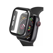 Newface Apple Watch 38mm Camlı Kasa Ekran Koruyucu - Siyah