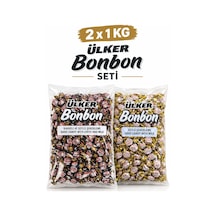 Sert Bonbon Şeker Paketi 2 Kg Sütlü Bonbon, Kahveli Ve Sütlü Bonbon