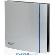 Silent - 100 Chz Silver Design 100'Lük Banyo Wc Fanı
