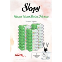 23 Paket Sleepy Kişisel Bakım Havlusu, Natural 25'li Ve Rosıe Koku Tekli