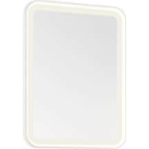 Patara Dikdörgen Led Ayna 55x75cm Mat Beyaz Cam