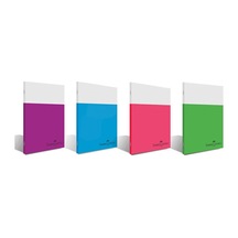 A4 Kaye Dikişli Defter Smart Plastik Kapak Çizgili 80 Yaprak 5075000168 12 Li Paket
