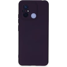 Ilkeshop Newface Xiaomi Redmi 12c Kılıf Nano İçi Kadife Silikon - Mor